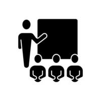 training concept line icon. Simple element illustration. training concept outline symbol design. vector