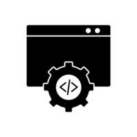 development concept line icon. Simple element illustration. development concept outline symbol design. vector