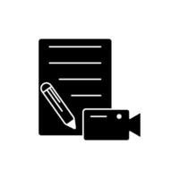 content concept line icon. Simple element illustration. content concept outline symbol design. vector