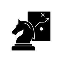 strategy concept line icon. Simple element illustration. strategy concept outline symbol design. vector