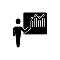 presentation concept line icon. Simple element illustration. presentation concept outline symbol design. vector