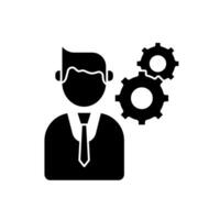 administration concept line icon. Simple element illustration. administration concept outline symbol design. vector
