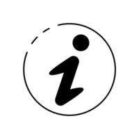 information concept line icon. Simple element illustration. information concept outline symbol design. vector