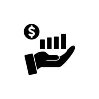 increasing revenues concept line icon. Simple element illustration. increasing revenues concept outline symbol design. vector