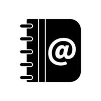 address book concept line icon. Simple element illustration. address book concept outline symbol design. vector