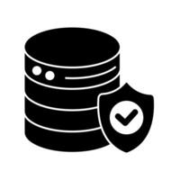data protection concept line icon. Simple element illustration. data protection concept outline symbol design. vector