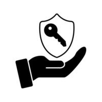 permission concept line icon. Simple element illustration. permission concept outline symbol design. vector