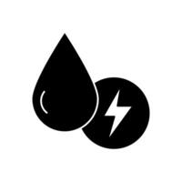 hydropower concept line icon. Simple element illustration. hydropower concept outline symbol design. vector