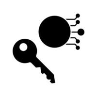 encryption concept line icon. Simple element illustration. encryption concept outline symbol design. vector