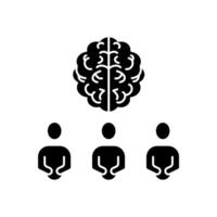 brainstorm concept line icon. Simple element illustration. brainstorm concept outline symbol design. vector
