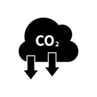 reduce co2 concept line icon. Simple element illustration. reduce co2 concept outline symbol design. vector