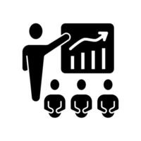 presentation concept line icon. Simple element illustration. presentation concept outline symbol design. vector