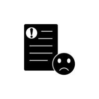 complaint concept line icon. Simple element illustration. complaint concept outline symbol design. vector