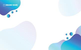 Gradient abstract background post design vector