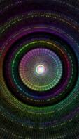 Vibrant and Striking Circular Patterns Depicted in Various Abstract and Beautiful Colors video
