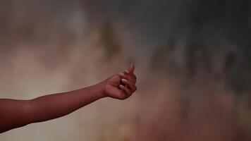 The Graceful Gesture of an Outstretched Arm Manifested in Artistic Expression and Design video