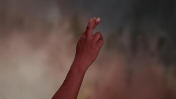 Crossing fingers hand sign - A Powerful Symbolic Gesture Representing Hope, Unity, and Strength in Our Communities video