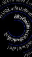 Dynamic Abstract Audio Visualization Presented in Spirals for a Unique Experience video