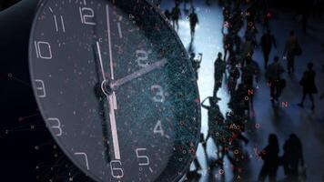 Time and Movement Representing an Abstract and Symbolic Journey through Life and Activity video