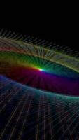 Vibrant and mesmerizing Abstract Energy Waves displayed in a colorful and dynamic Spectrum video