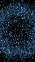 Dynamic and Innovative Blue Data Visualization Within a Vast Digital Universe of Information video