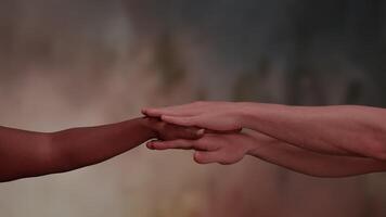 An Elegant Hand Gesture on a Colorful Background Inspiring Creativity in All Who See It video