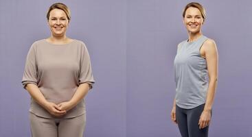 Transformation journey in wellness, exercise, and personal development for a balanced lifestyle photo
