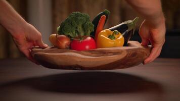 An Abstract CloseUp of a Beautiful Wooden Surface in a Cozy and Inviting Setting video