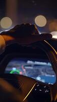 Engaging in Night Driving with a Navigation Display for an enhanced road experience and adventure video