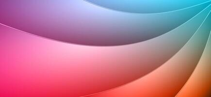 modern holographic multicolored gradient background with dynamic curved striped pattern vector