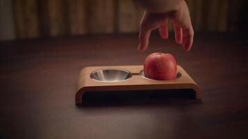 An Elegant Wooden Serving Bowl Set Beautifully Displayed on a Charming, Rustic Table Surface video