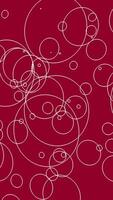 Abstract Circles on a Striking Red Background for Innovative and Modern Designs and Artworks video