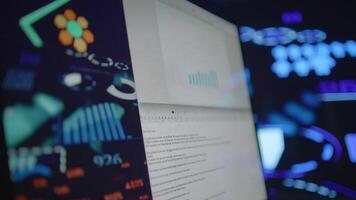 This is a Data Visualization Screen that integrates with a Program Interface for users video