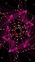 An exploration of abstract geometric design with vibrant light effects that mesmerizes viewers video
