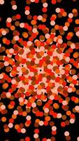 An Abstract Colorful Bokeh Background created with Warm Tones and Vibrant Elements in it video