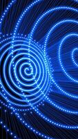 Abstract Blue Light Spiral Patterns Designed for EyeCatching Digital Backgrounds and Artworks video