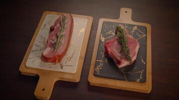 Experience a Variety of Artisan Cuts of Meat Served on Beautiful and Elegant Serving Boards video