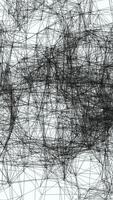 Abstract Black Line Artistry Presented on a Crisp White Background for Enhanced Effect video