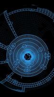 An Innovative and Futuristic Blueprint Featuring a Design of Circular Technology Elements video