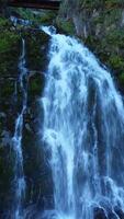 A Serene and Beautiful Waterfall Surrounded by Lush and Vibrant Greenery, Inviting You in video