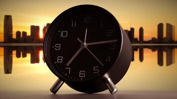 Time Lapse of Watch Clock Showing Time Passing By Fast in Moving Countdown video