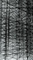 An Intricate Abstract Pattern Featuring Interwoven Lines and Complex Grids That Captivates video