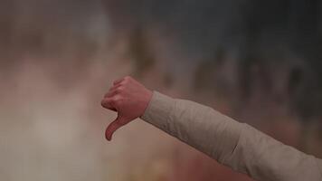 Expressing Disapproval It Is an Important Symbolic Gesture Worth Noting and Analyzing video