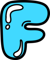 f water font png