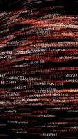 The Dynamic Abstract Flow of Numeric Data Expresses Trends in a Creative and Aesthetic Manner video