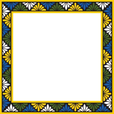 colored square classic byzantine ornament. Rectangle, border, Ancient Greece, Eastern Roman Empire frame. Decoration of the Russian Orthodox Church