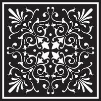 monochrome square European ornament. Classic pattern of Ancient Greece, Roman Empire. Suitable for sandblasting, plotter and laser cutting. vector