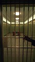 This is a highly secure vault room equipped with metal grating and additional safe deposit boxes video