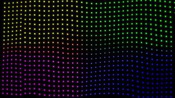Abstract colorful dots wave animation background video