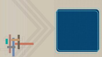 Modern design of colorful abstract background with geometric shape, rectangle, triangle and straight lines. Use for template and brochure. illustration. vector